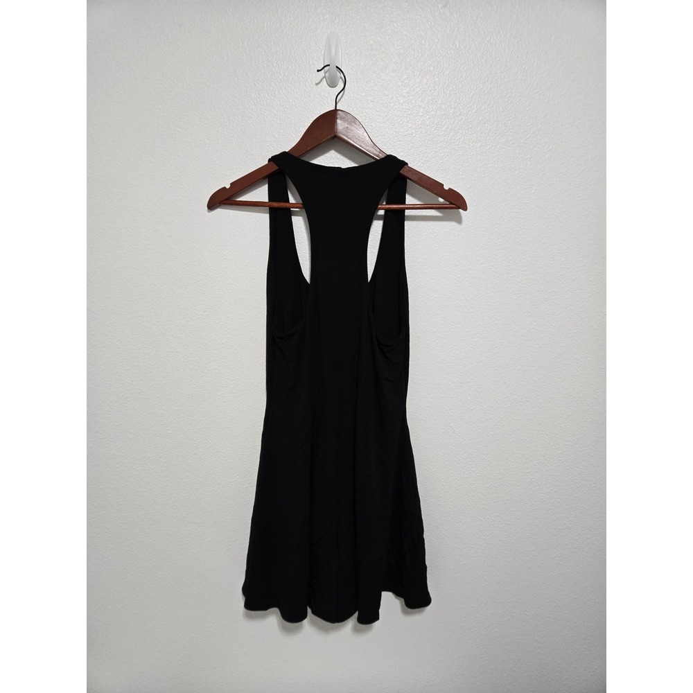 Naked Wardrobe Women Mini Romper Black Racerback Scoop Neck NW-J5756-H Medium - Picture 3 of 7